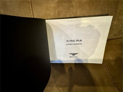 2016 BENTLEY FLYING SPUR V8 W12 OWNERS HANDBOOK GENUINE OEM