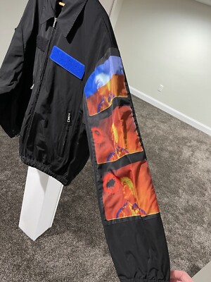 Dries Van Noten Black Len Lye Edition Patch Jacket size Dries Van Noten Black Len Lye Edition Patch Jacket size