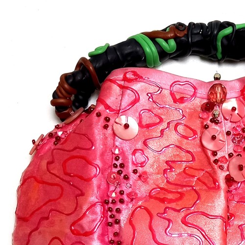 Borsa donna borsetta accessori originali tracolla modello mela frutta borsetta - Foto 10 di 24