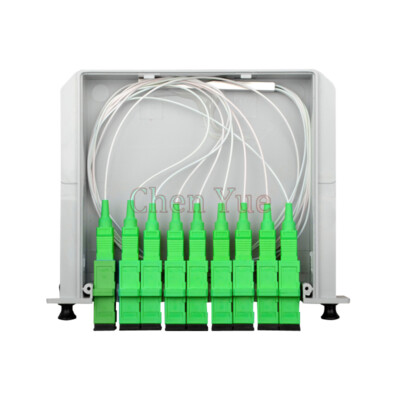 SC APC PLC 1X8 Splitter Fiber Optical Box FTTH PLC Splitter Box Singlemode 