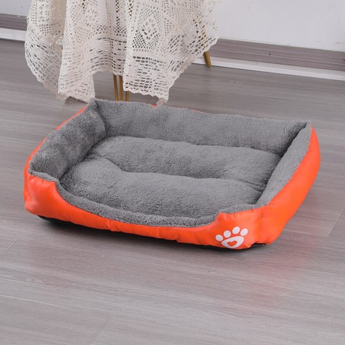 Dog Bed Cat Beds Soft Washable Fleece Puppy Cushion Warm Pet Basket Large Dog L - Picture 35 of 35
