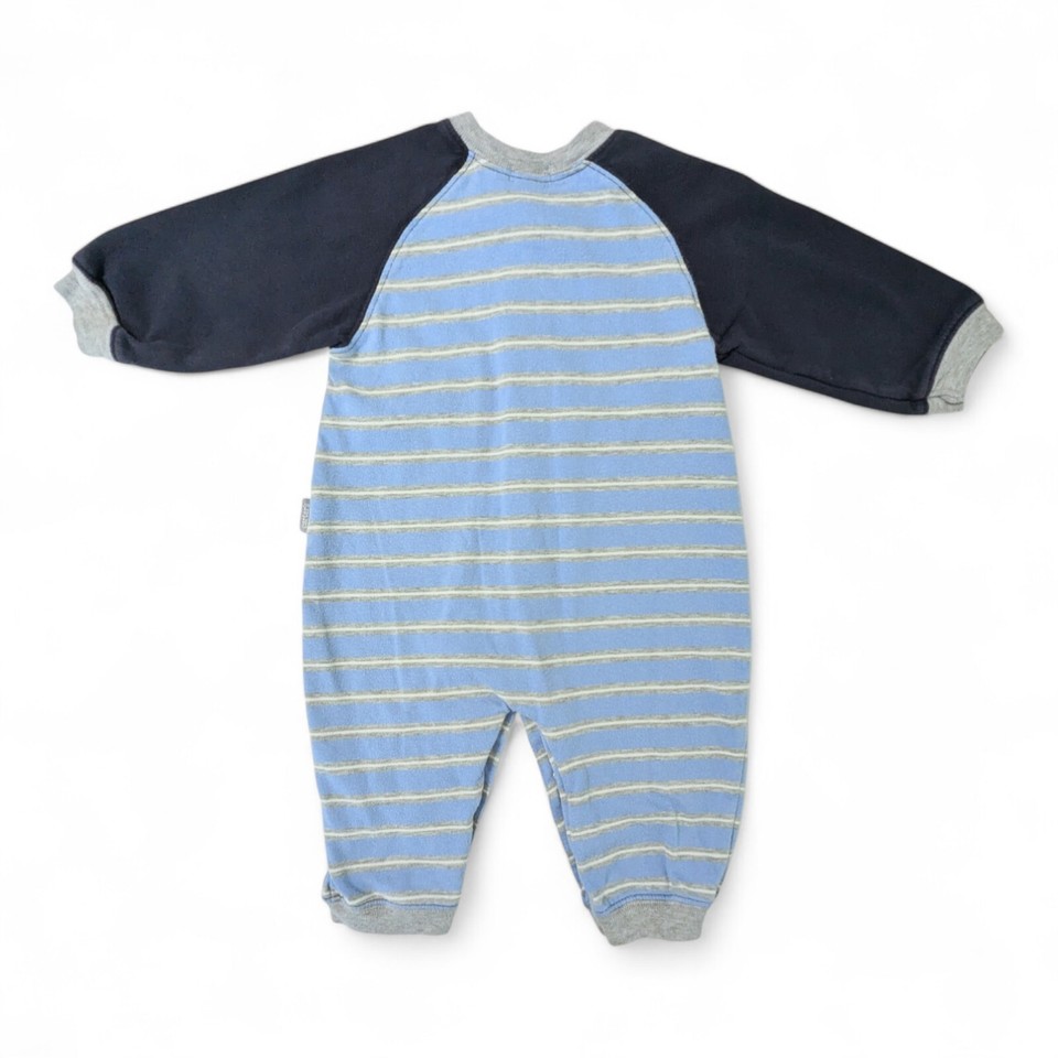 Baby Boy Clothes Vintage Carter's 69 Months Blue Striped Cotton Sports
