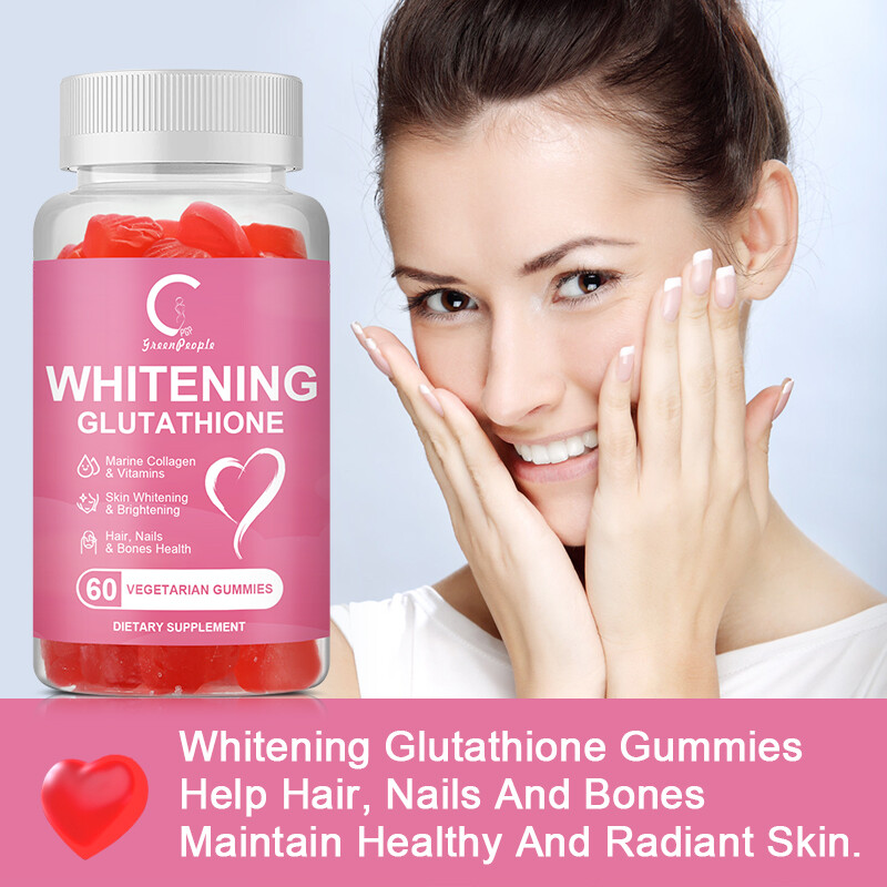 60 Sweets Glutathione Whitening Gummies Effective Skin Lightening Supplement eBay