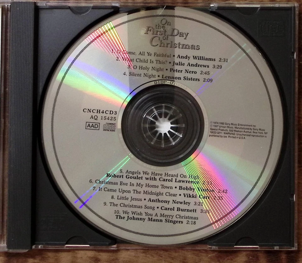 ON THE FIRST DAY OF CHRISTMAS VOLUME 3 SONY RECORDS CD  4360 - Image 4 of 4