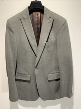 Banana Republic Blazer Peak Lapels Grey 38R