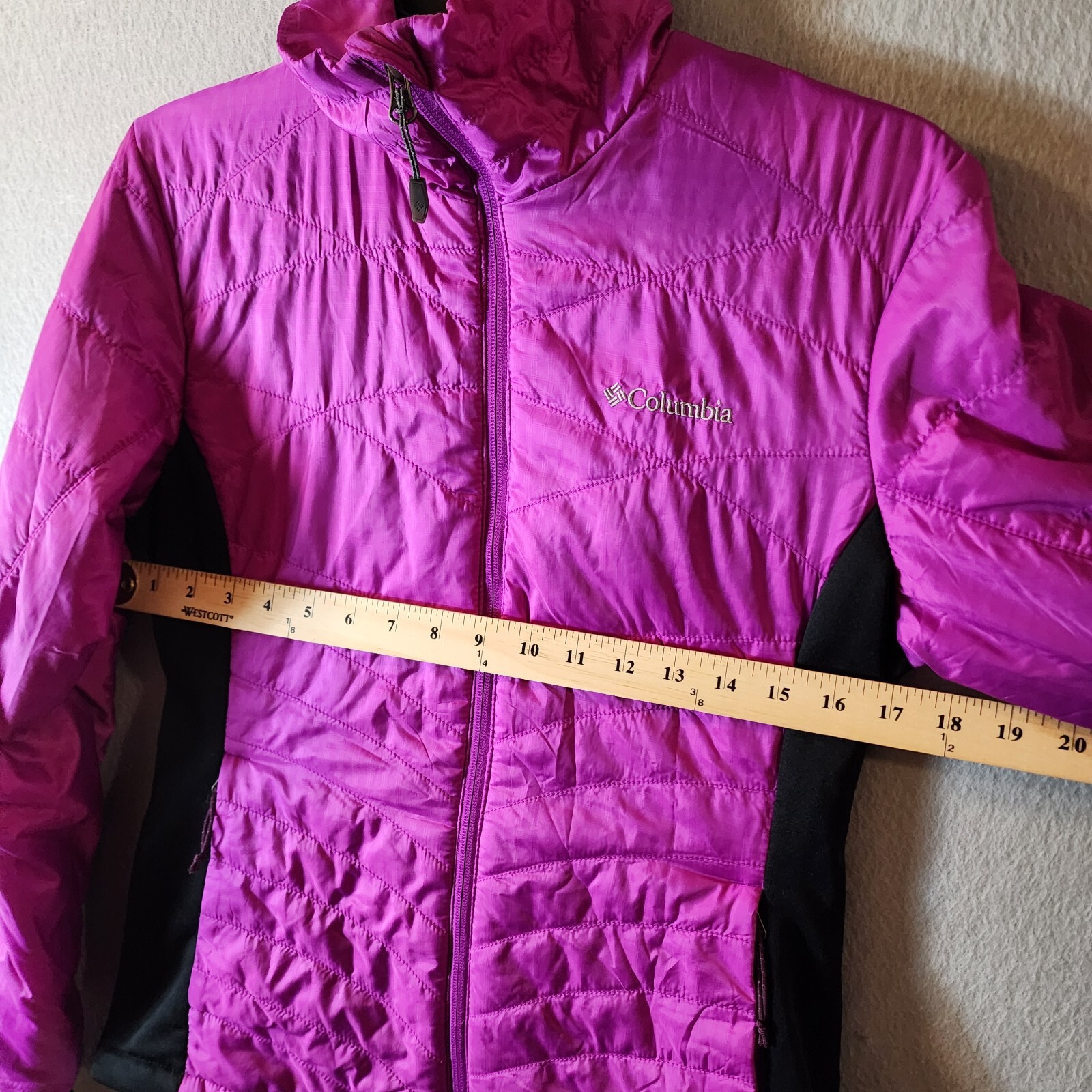 Columbia Omni Heat Fushia Pink Puffer Jacket Womens Small eBay