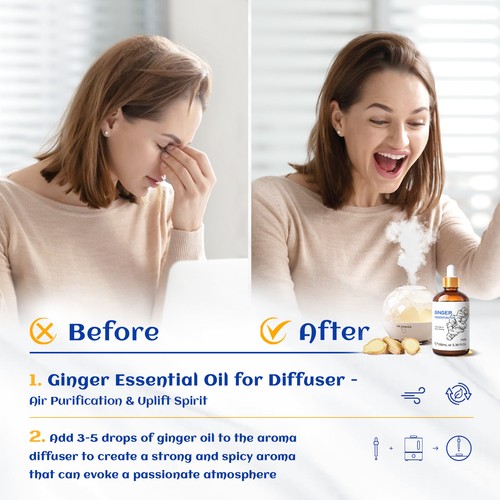 100ml Pure Essential Oil Diffuser Natural Aromatherapy Diffuser Fragrance Oils - Picture 66 of 176
