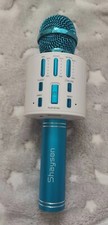 Bluetooth Karaoke Mikrofon, 3-in-1 tragbares drahtloses mit Android IOS PC, Blau