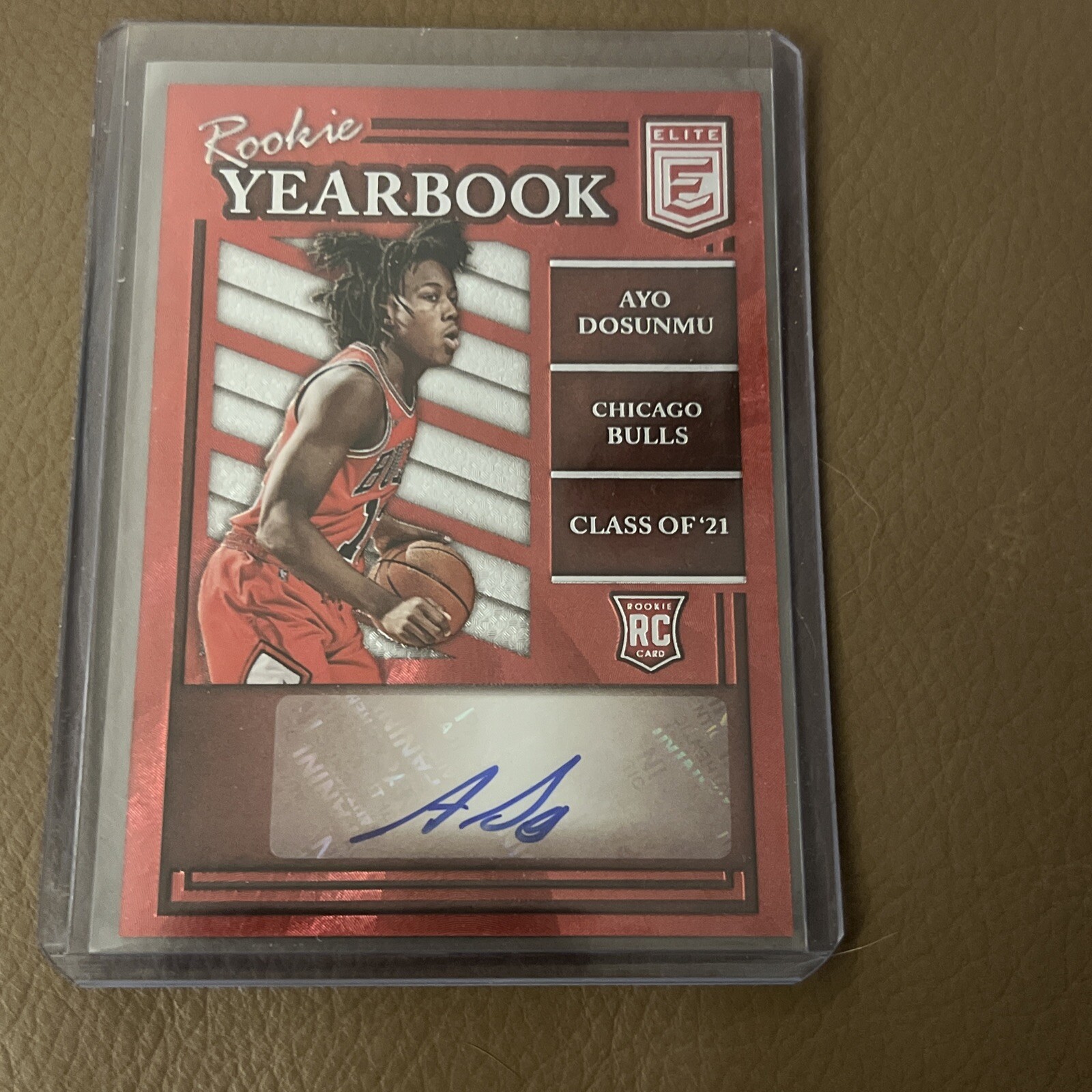 2021-2022 Donruss Elite Ayo Dosunmu Rookie Yearbook Auto #RY-ADO - Free Shipping