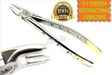 NEW GERMAN SINGLE UPPER MOLAR TOOTH EXTRACTION ATRAUMATIC F1 FORCEPS DENTAL TOOL