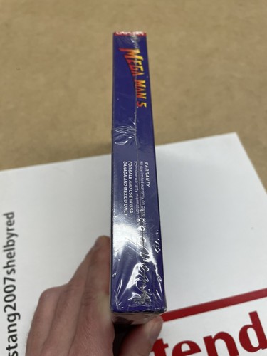 Nes Nintendo Capcom Mega Man 5 Megaman V Brand New Factory Sealed H-Seam - Picture 16 of 24