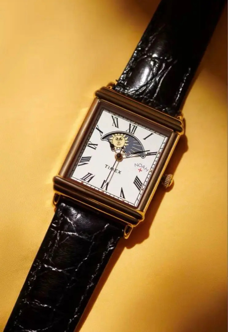 時計 Noah Timex Sun and Moon Watch Black/Gold Noah x Timex Sun and Moon Watch - Noah