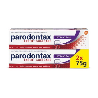 10 X 75 gParodontax Ultra Clean Toothpaste Daily Protection Against Gum Problems