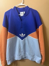 adidas Originals Trefoil Colorblock 1/4 Zip M...