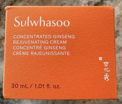 Sulwhasoo Concentrated Ginseng Rejuvenating Cream 30mL  1.01 Fl Oz NEW IN BOX