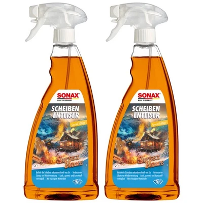 2x SONAX Scheibenenteiser Sweet Home Special Edition 1 L Liter Frostschutz Spray - Bild 1 von 4