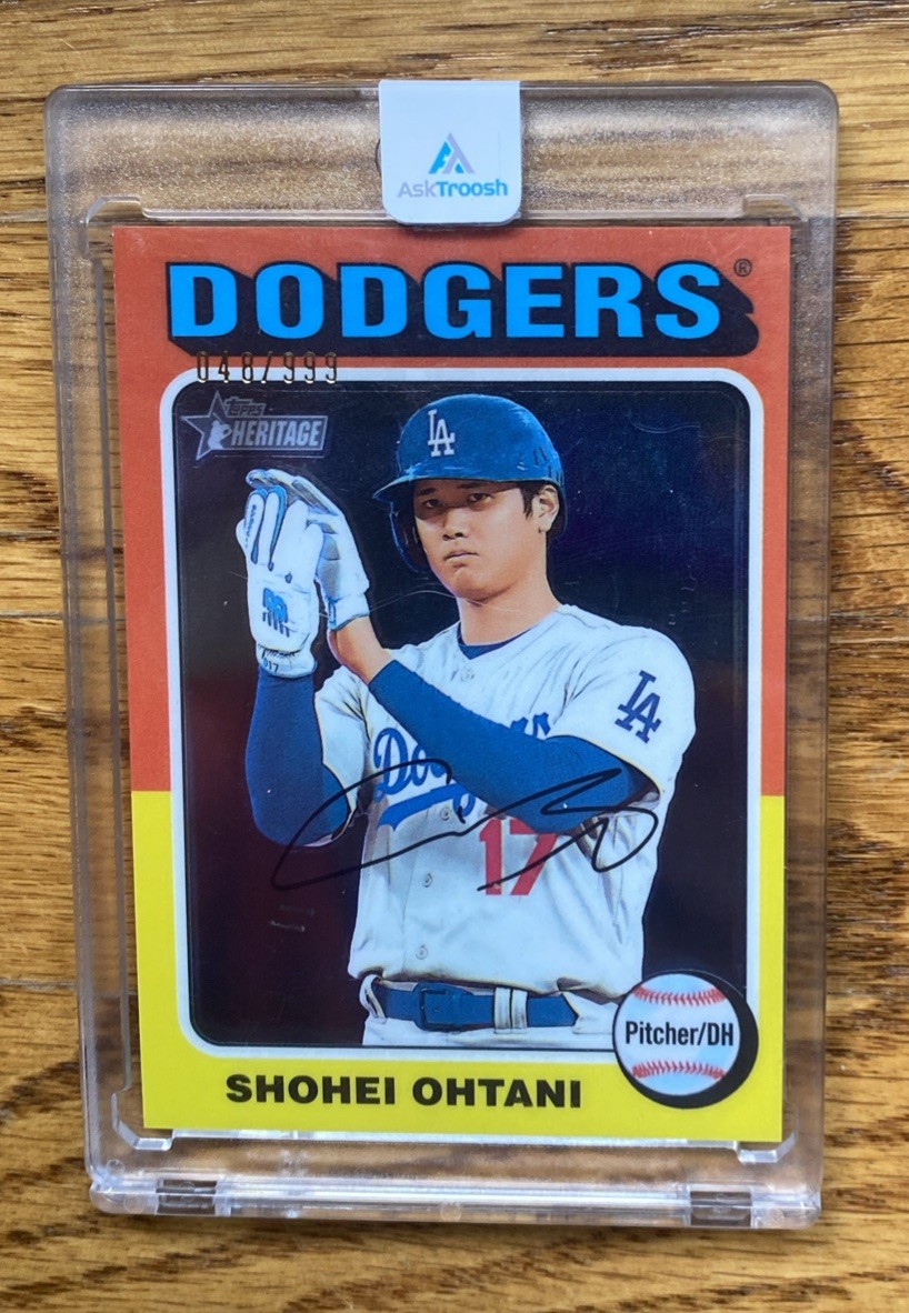 2024 Topps Heritage - Shohei Ohtani #371 Chrome /999