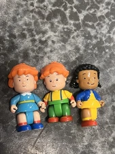 Caillou Rosie & Leo Figures Toys Cake Topper PBS Kids WildBrain Toy Set 2.75"