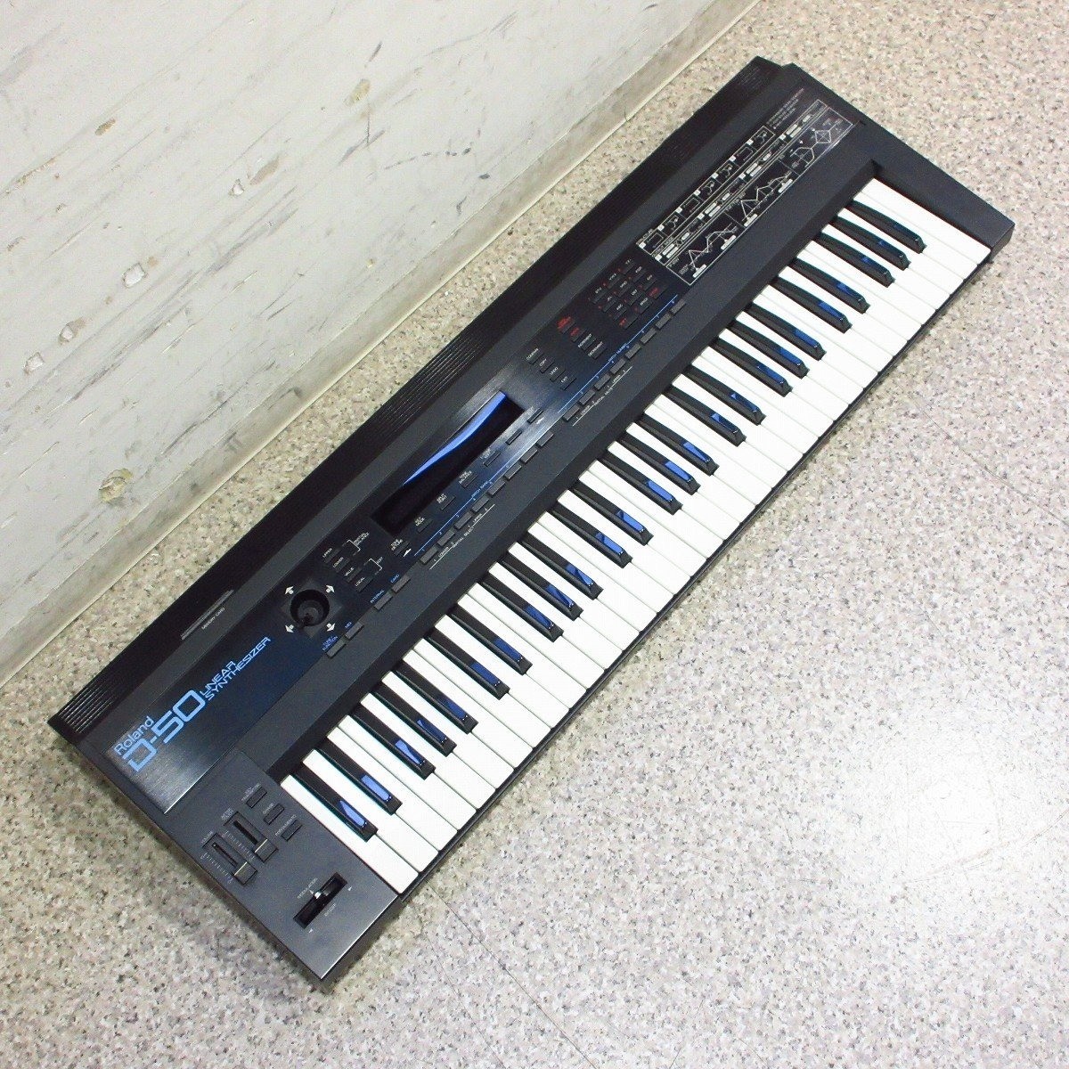 Roland D-50 Linear Synthesizer 1987 Vintage Digital Keyboard + M