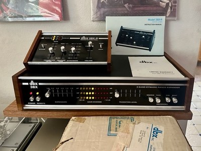 Vintage 1970 s DBX 3BX Dynamic Range Expander with rare 3BXR Remote w/ Box etc