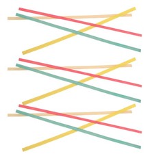 80 Pcs Handwoven Bamboo Strips Cane Basket Webbing Supplies Craft