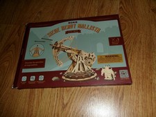 ROKR KW401 Siege Heavy Ballista 3D Wooden Puzzle DIY Building Model Xmas Gifts