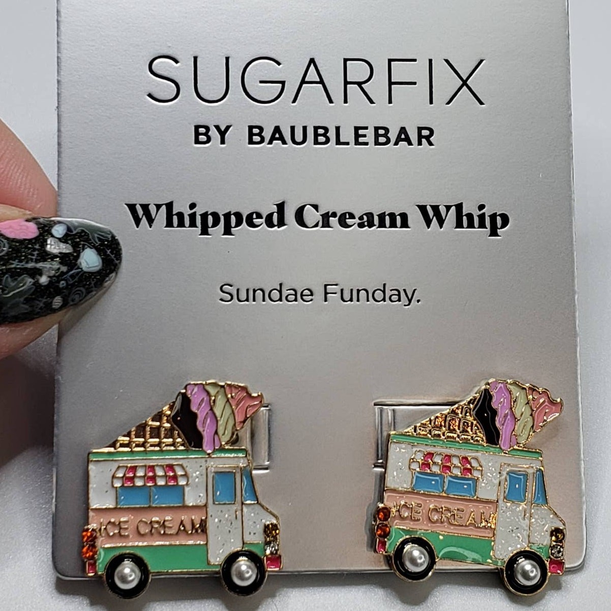 Sugarfix by Baublebar Whipped Cream Whip Ice Cream Truck Earrings