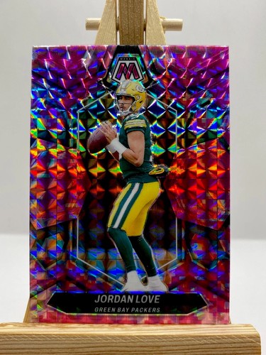 2024 Panini Mosaic Football Jordan Love Camo Pink Prizm No.78 Packers