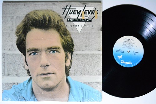 HUEY LEWIS & THE NEWS Picture This CHRYSALIS LP VG+ SHRINK