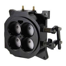 Cnc Billet 1000cfm 4150 Flange Carburetor Throttle Body 1.75 Core 4 Barrel Bk