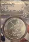 2021 $1 AMERICAN SILVER EAGLE 🦅 TYPE 2 ANACS MS70 *FIRST STRIKE COIN