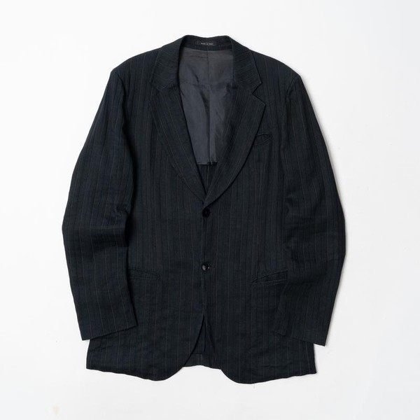Women Emporio Armani Blazer Black Linen 40 / L /