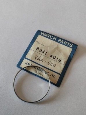 Vintage Uhr Seiko Pulsar V600-6110 Zifferblatt Ring Teil 83414019 Nos