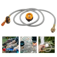 100 CM Propane Refill Hose Extension Adapter For Outdoor Gas Grill Equipment