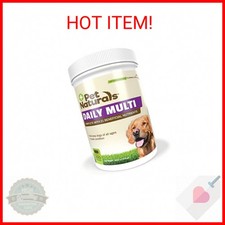 Pet Naturals Daily Multivitamin for Dogs   28 Essential Nutrients, Fatty Acids 