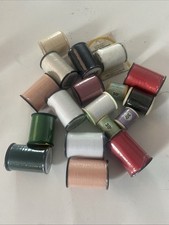 Lot 18 Vintage Sewing Thread Spools Sealed Coats Clark  s Excell Walmart