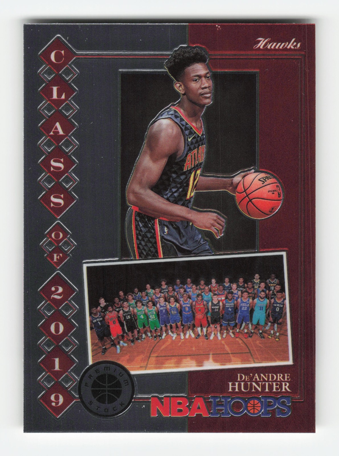 2019-20 Hoops Premium Stock Class of 2019 #11 De'Andre Hunter NM or Better