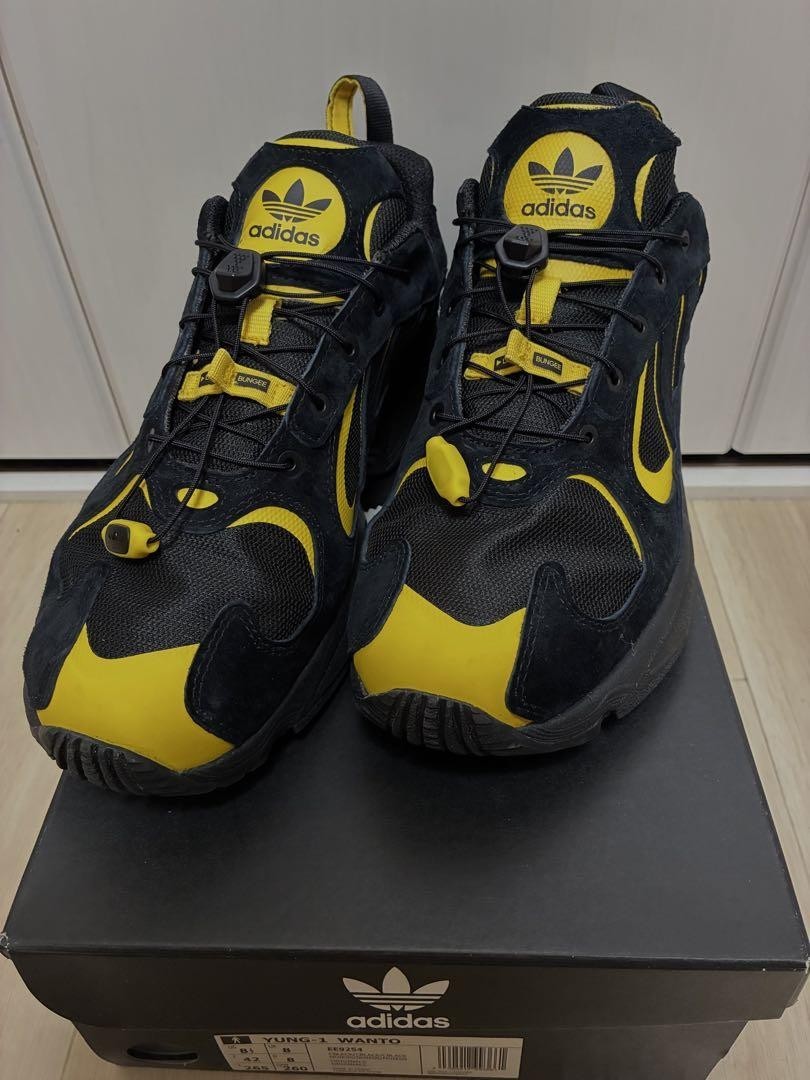 Adidas Yung-1 Gore-Tex Black Yellow Sneakers Men’s Size 9 Used Adidas Yung-1 Gore-Tex Black Yellow Sneakers Men’s Size 9 Used