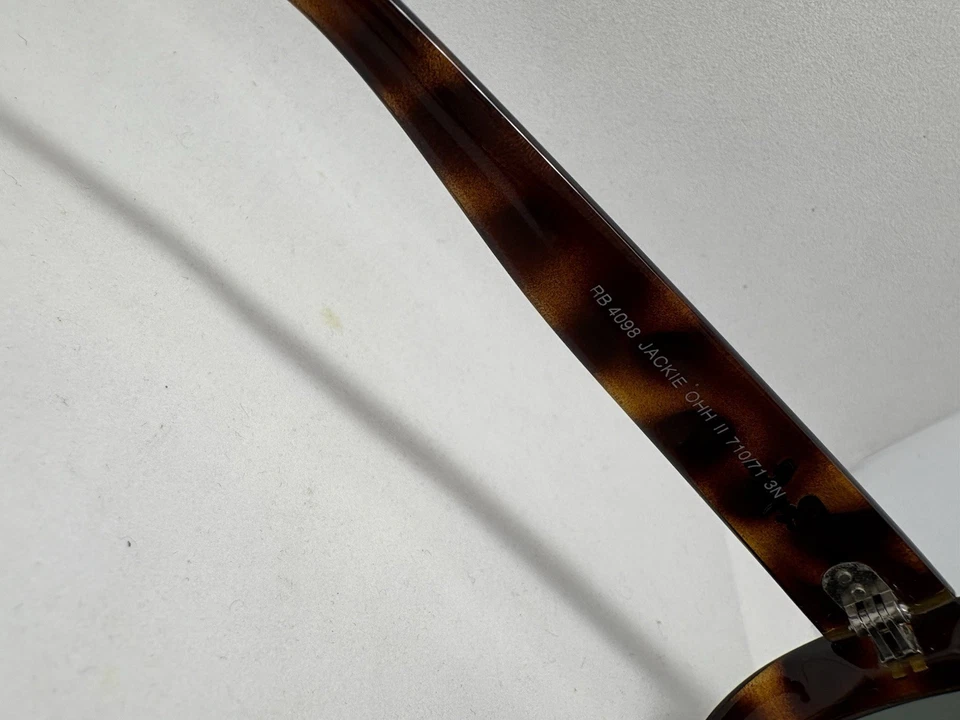 Gafas de sol Ray-Ban para mujer Jackie Ohh II caparazón de tortuga marrón negro RB4098 Italia Foto 4 de 4