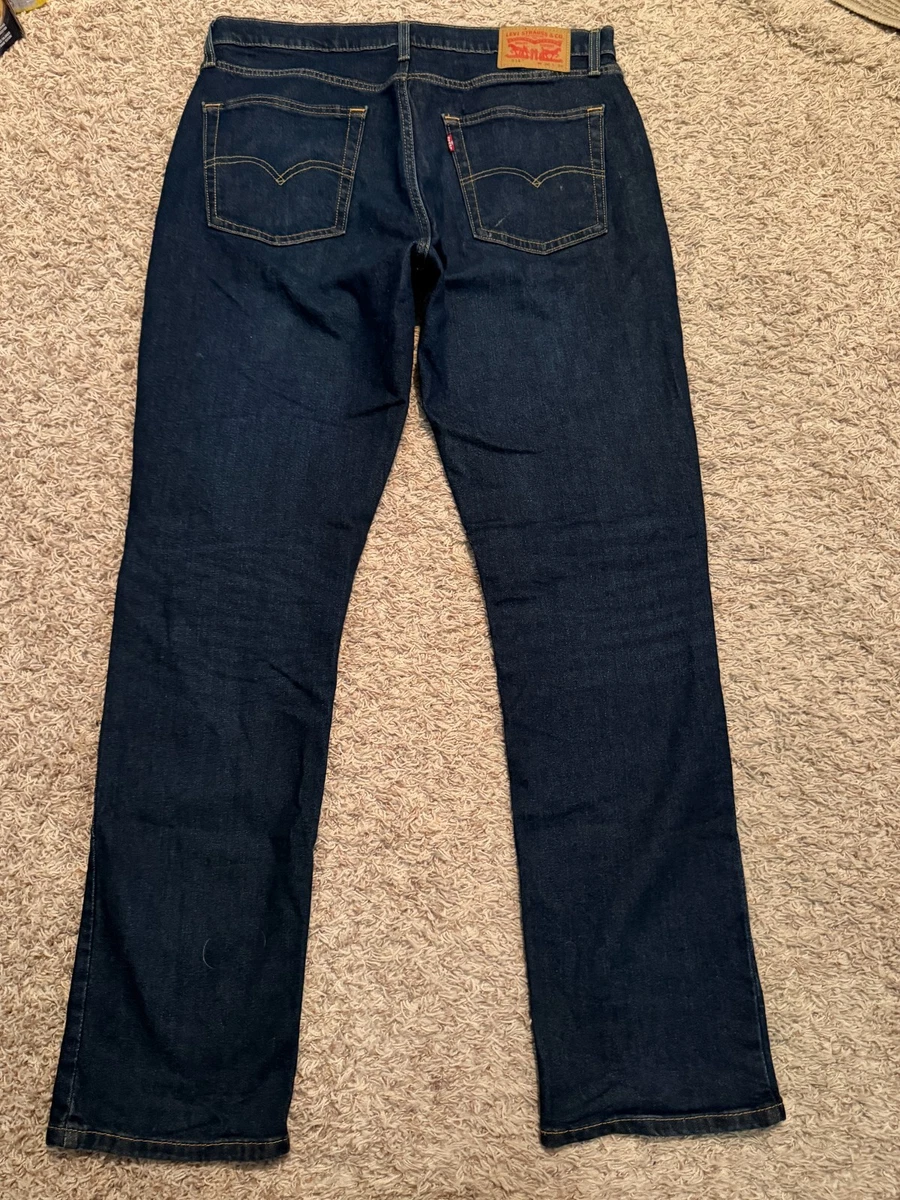 Jean Levi's 514 Slim Straight Homme - Taille 38 X 32 - Occasion Très Bon État - Coupe Slim