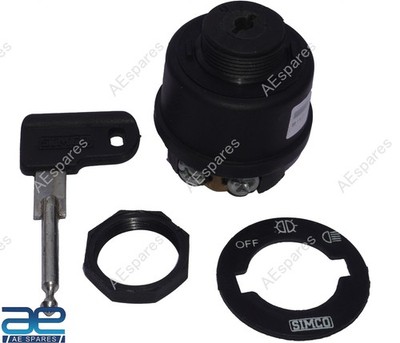 AEspares 2-Wege Zündschalter Hauptleitung 12/24V 6W Universal