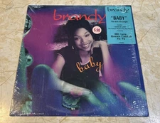 Brandy. Baby. VG Vinyl 12” Ft Queen Latifah. 1994 Original. In Shrink. 