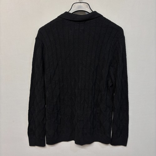 NWT Abercrombie & Fitch Men Collared Cable Knit Polo Sweater XL X-Large C039 -2 - Picture 14 of 18