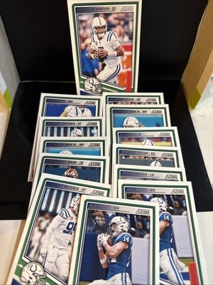 2025 Score Get All 13 Colts Cards,￼ Richardson, Pierce Taylor, Pittman Downs, +