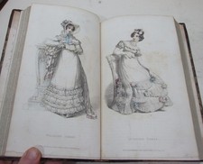 Ackermann's Repository of Arts, bound volume July-Dec 1820. 37 plates complete