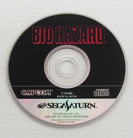 Bio Hazard Resident Evil Sega Saturn  Capcom SS Biohazard Obi Japan import