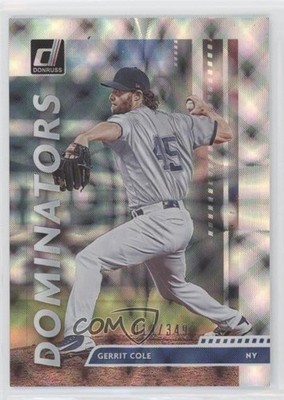 2020 Panini Donruss Dominators Silver 14/349 Gerrit Cole #D-3 g1d