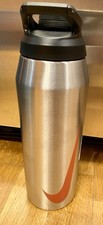 Nike Insulated Stainless Steel Bottle 32 Oz BPA Free, Orange Swoosh NEW