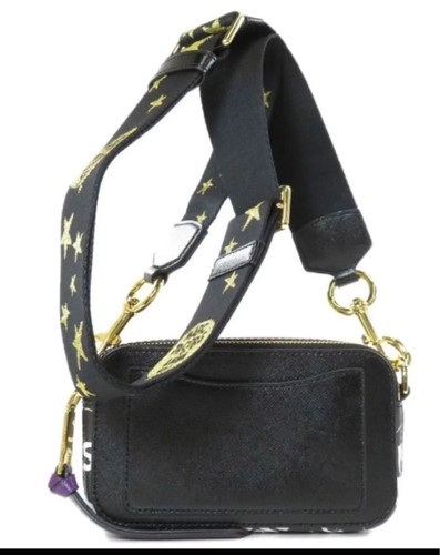 Borsa a tracolla Marc Jacobs Snapshot x Anna Sui collaborazione pelle nera F/S - Foto 4 di 6