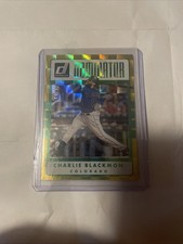 2017 Panini Donruss Dominators Gold 16/99 Charlie Blackmon #D-21 Insert
